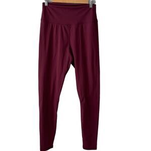 Sunzel High Rise Maroon Workout Leggings Womens size XL